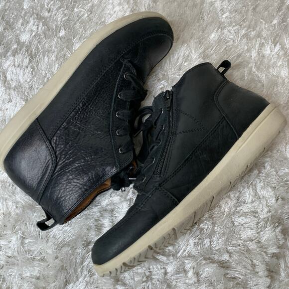 Vionic Black Leather Ankle Boots Shoe Shawna Sz 9 - Picture 4 of 9